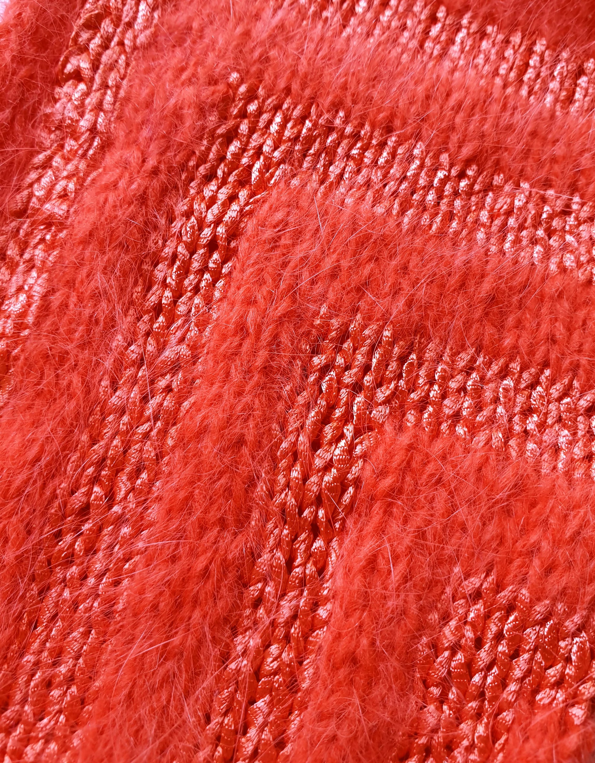 Pull à tricoter angora capucine Abysse