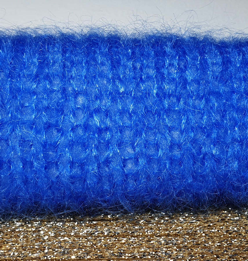 Charger l&#39;image dans la galerie, Tricot mohair et soie Madone et or honey moon 1

