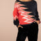 Noir rouge vif