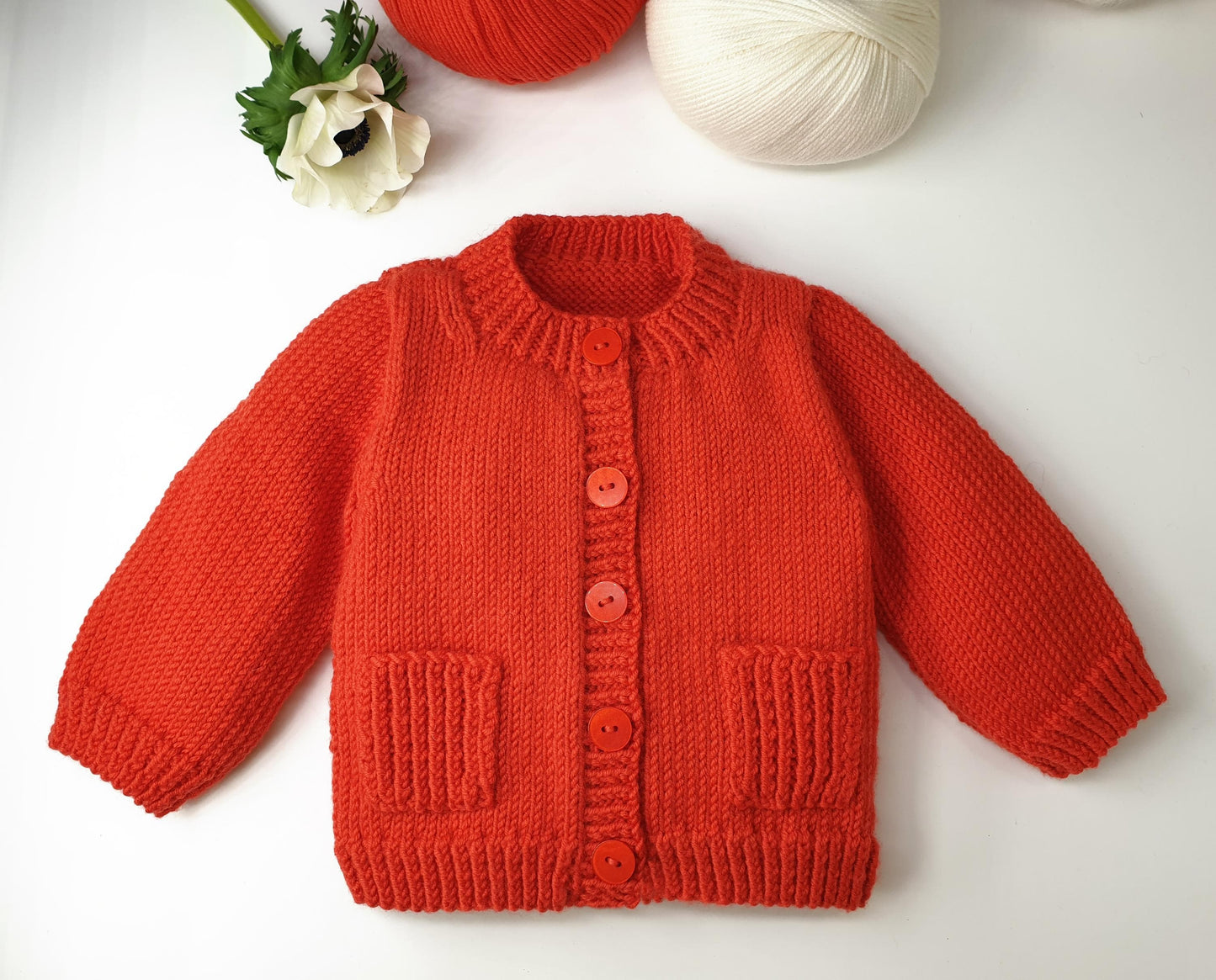 Cardigan bébé Kaki.