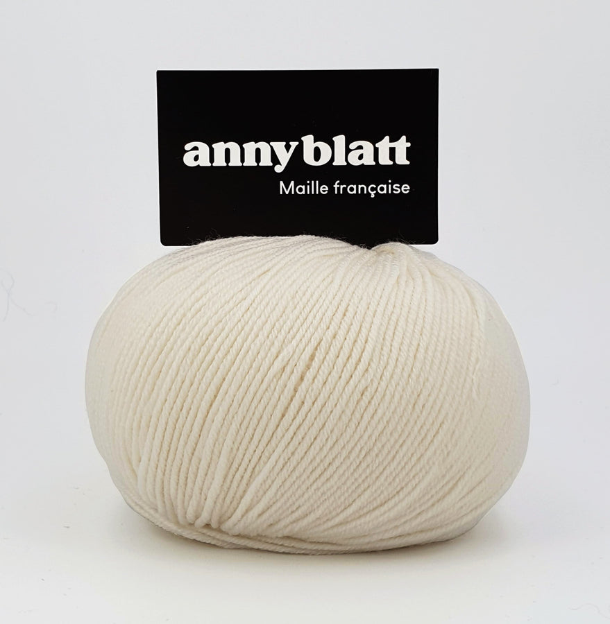 Charger l&#39;image dans la galerie, pelote merinos blanc baby blatt extra fine1
