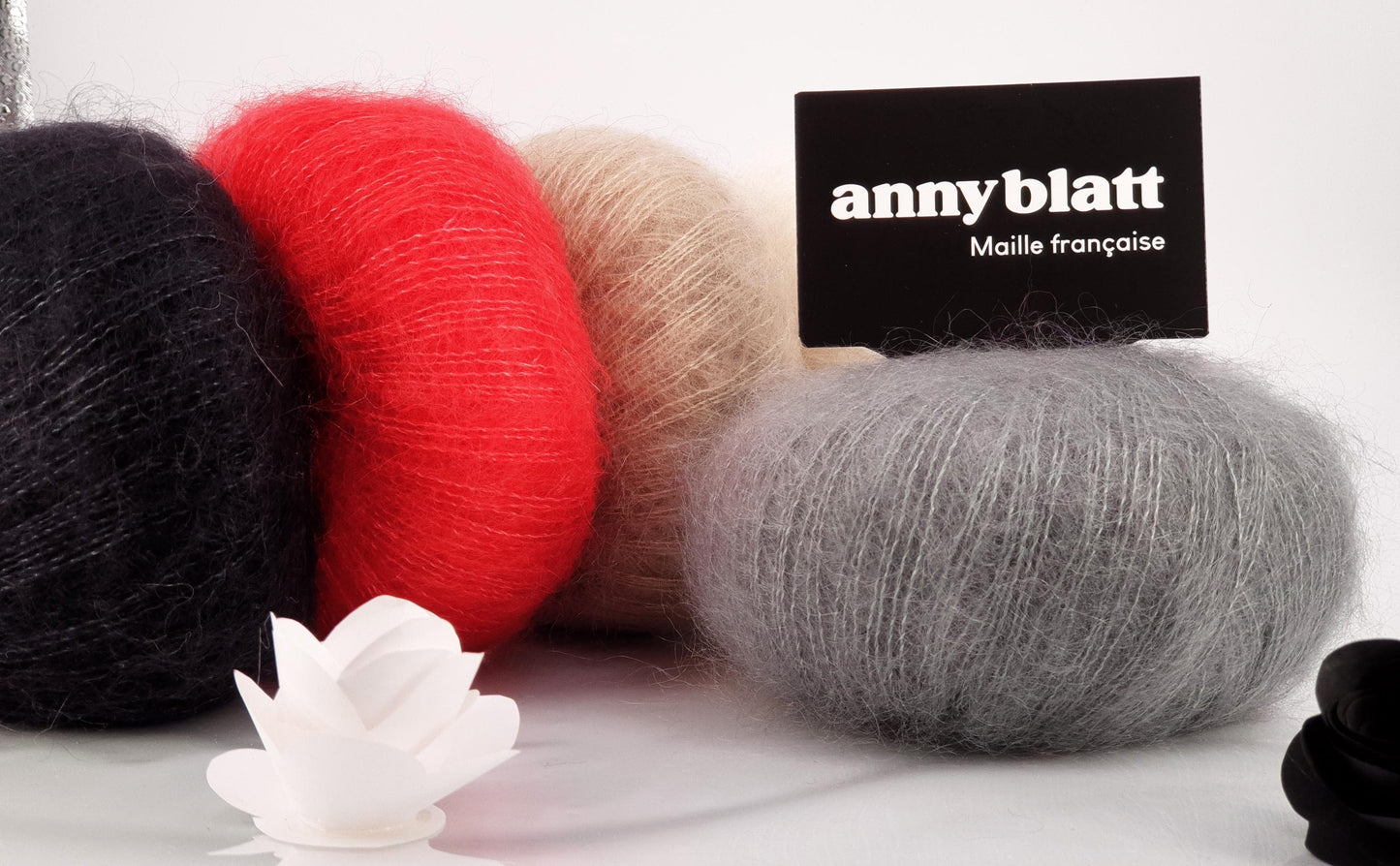 Pelote Honey moon - Super Kid Mohair et Soie.