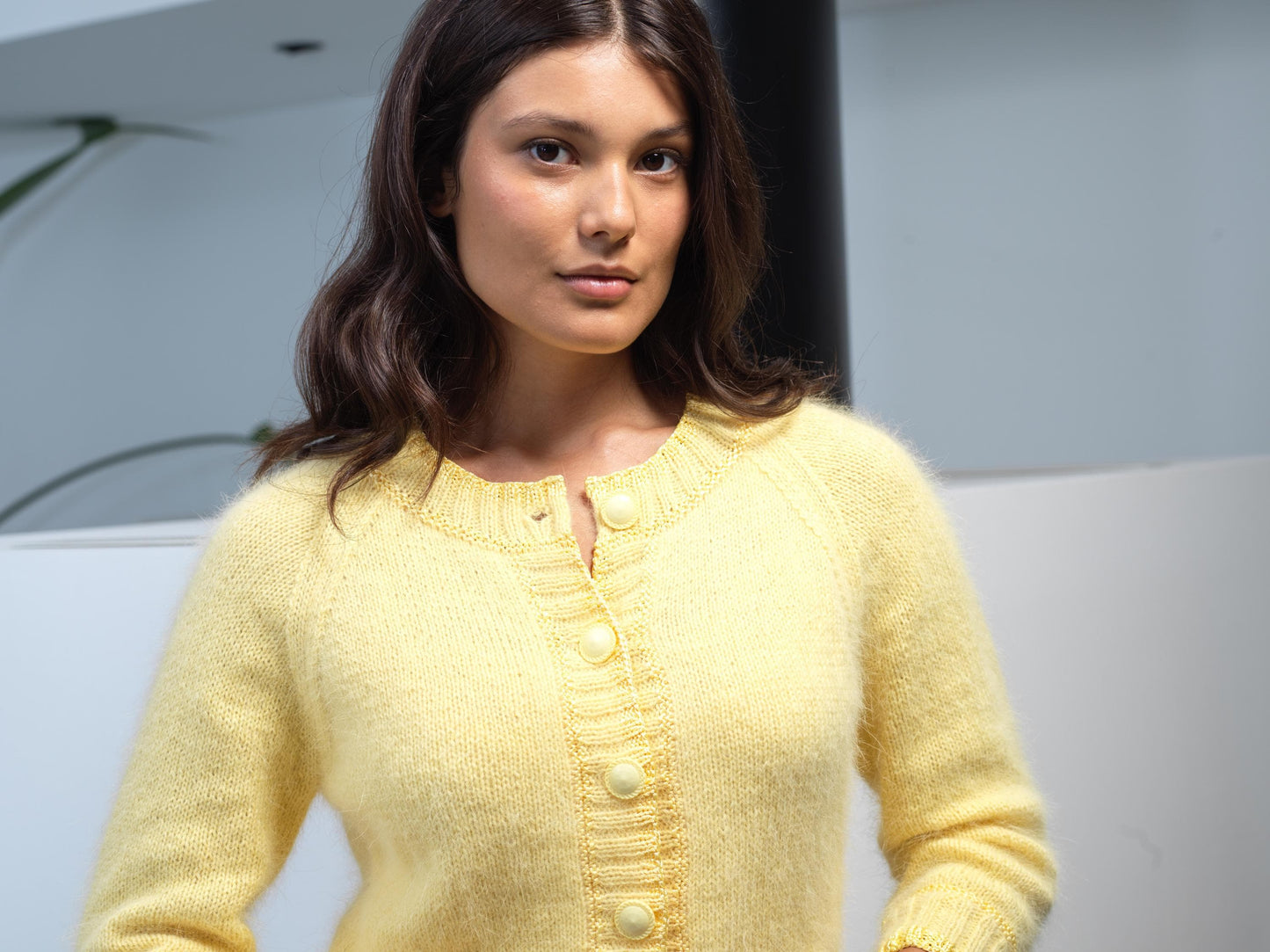 Cardigan Clotilde à tricoter.