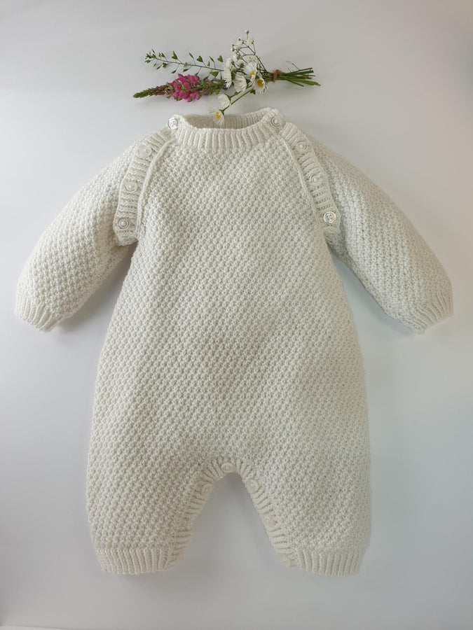 Charger l&#39;image dans la galerie, Combinaison bébé Thé à tricoter
