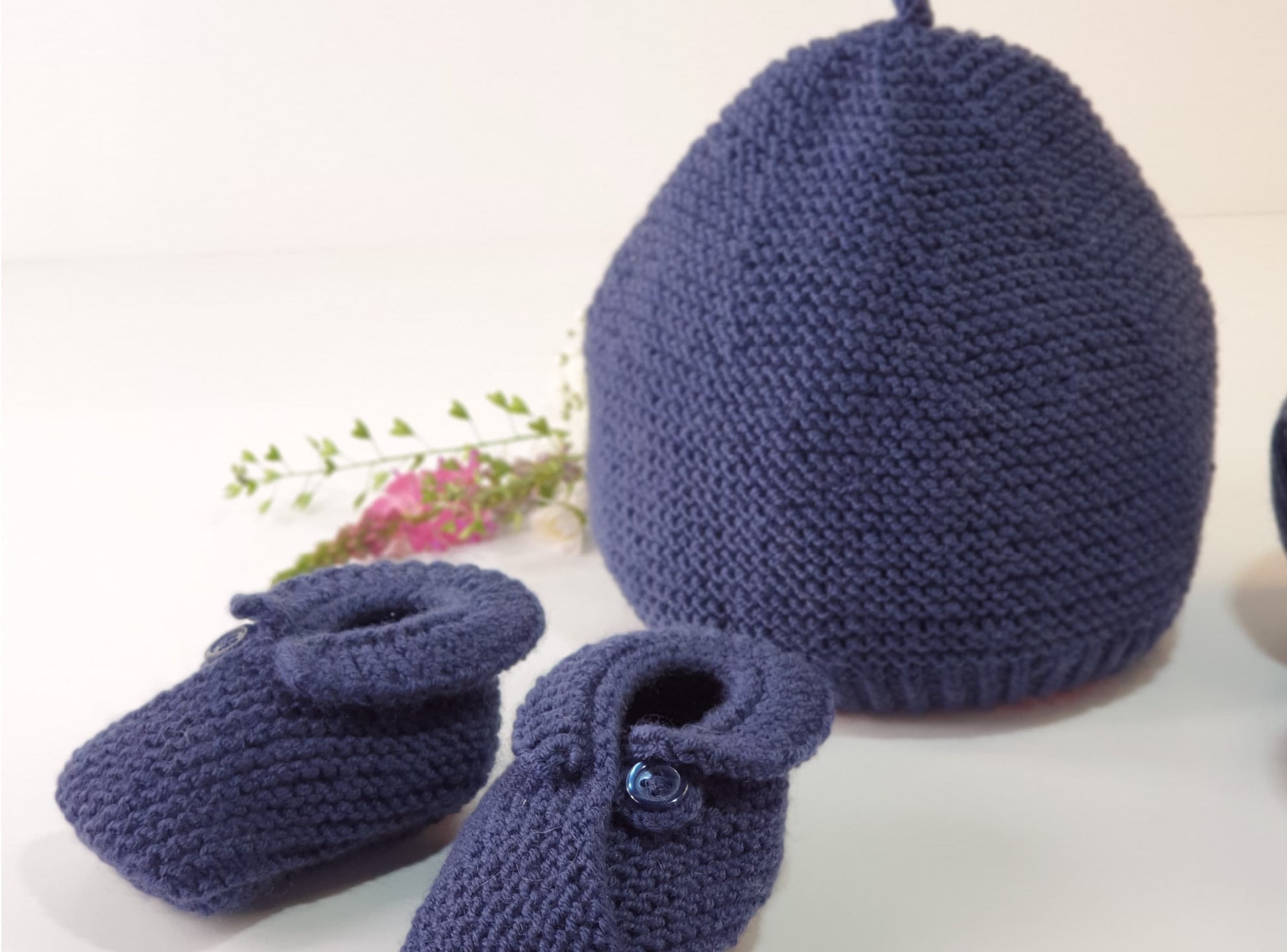 HOT Layette Bonnet Bébé En Laine Bonnet Bébé Aiguille