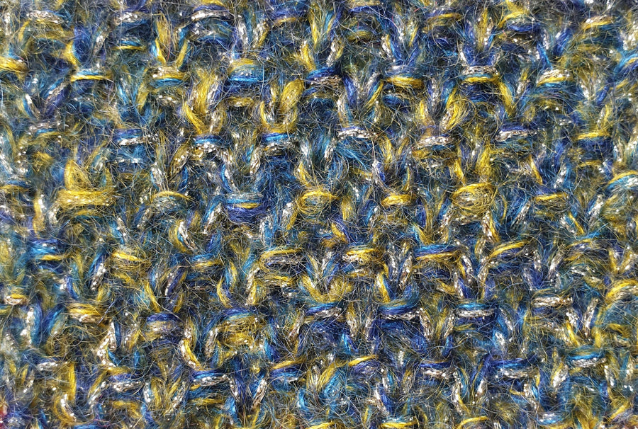 Charger l&#39;image dans la galerie, pull à tricoter mohair et soie bleu profond betty
