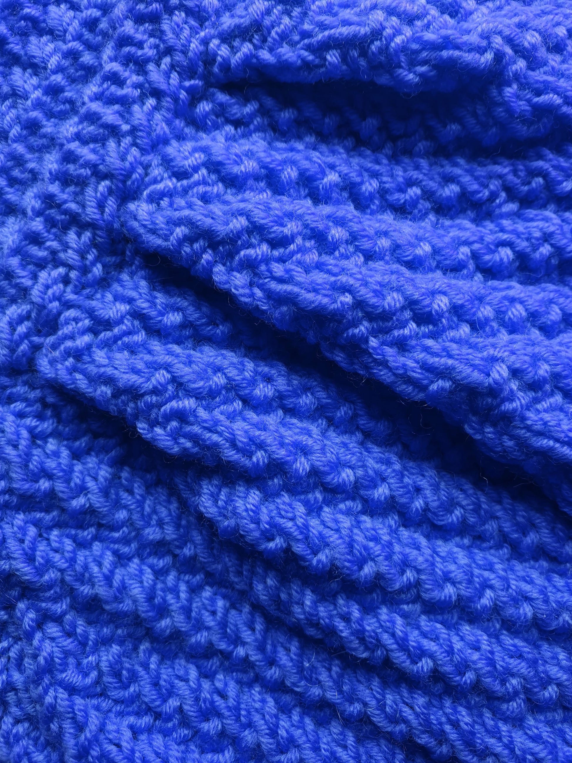 pull à tricoter merinos cobalt victoire