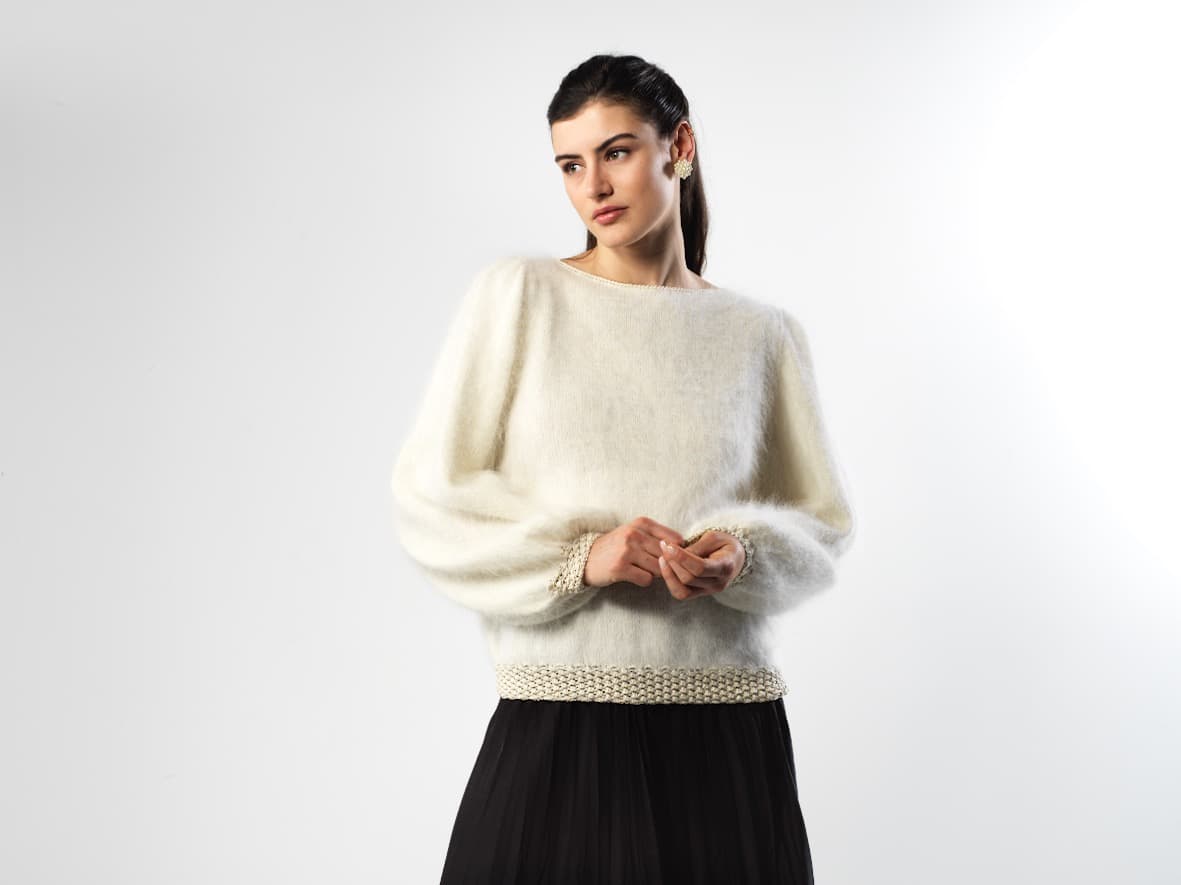 Cardigan Anny à tricoter.