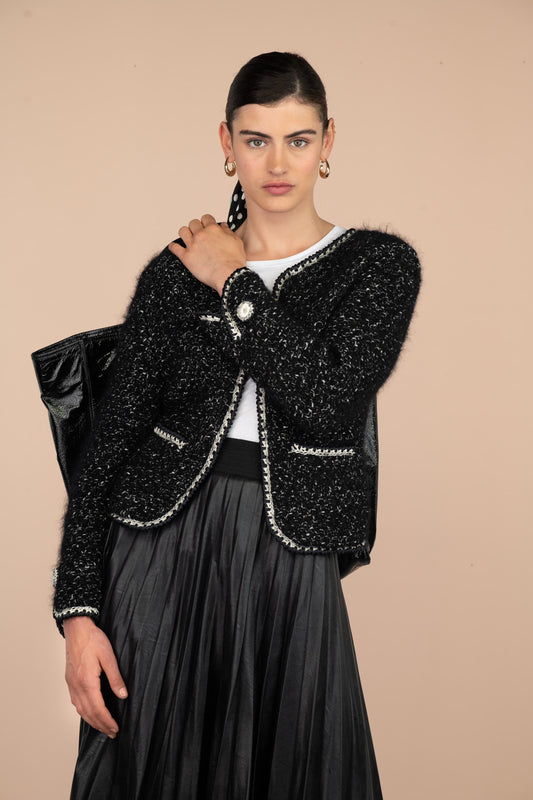 Veste Lily à tricoter.